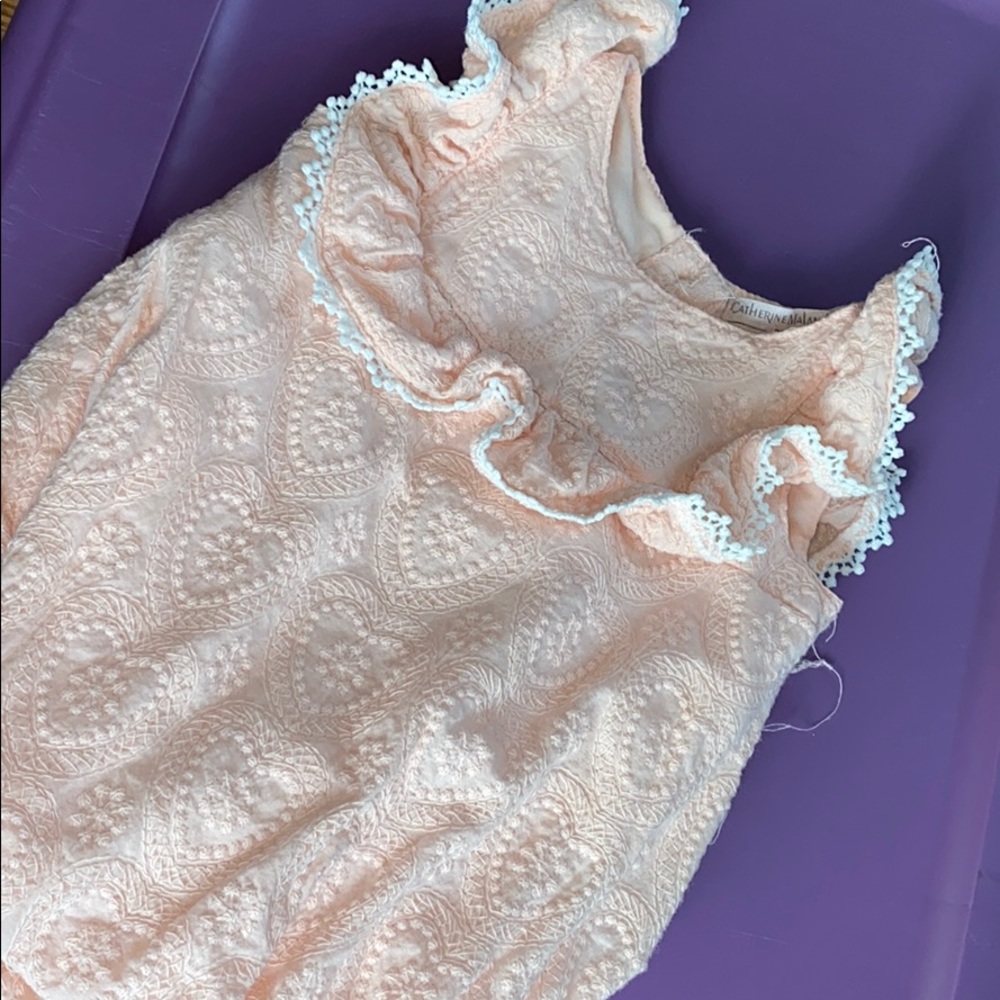 Baby girl pink romper